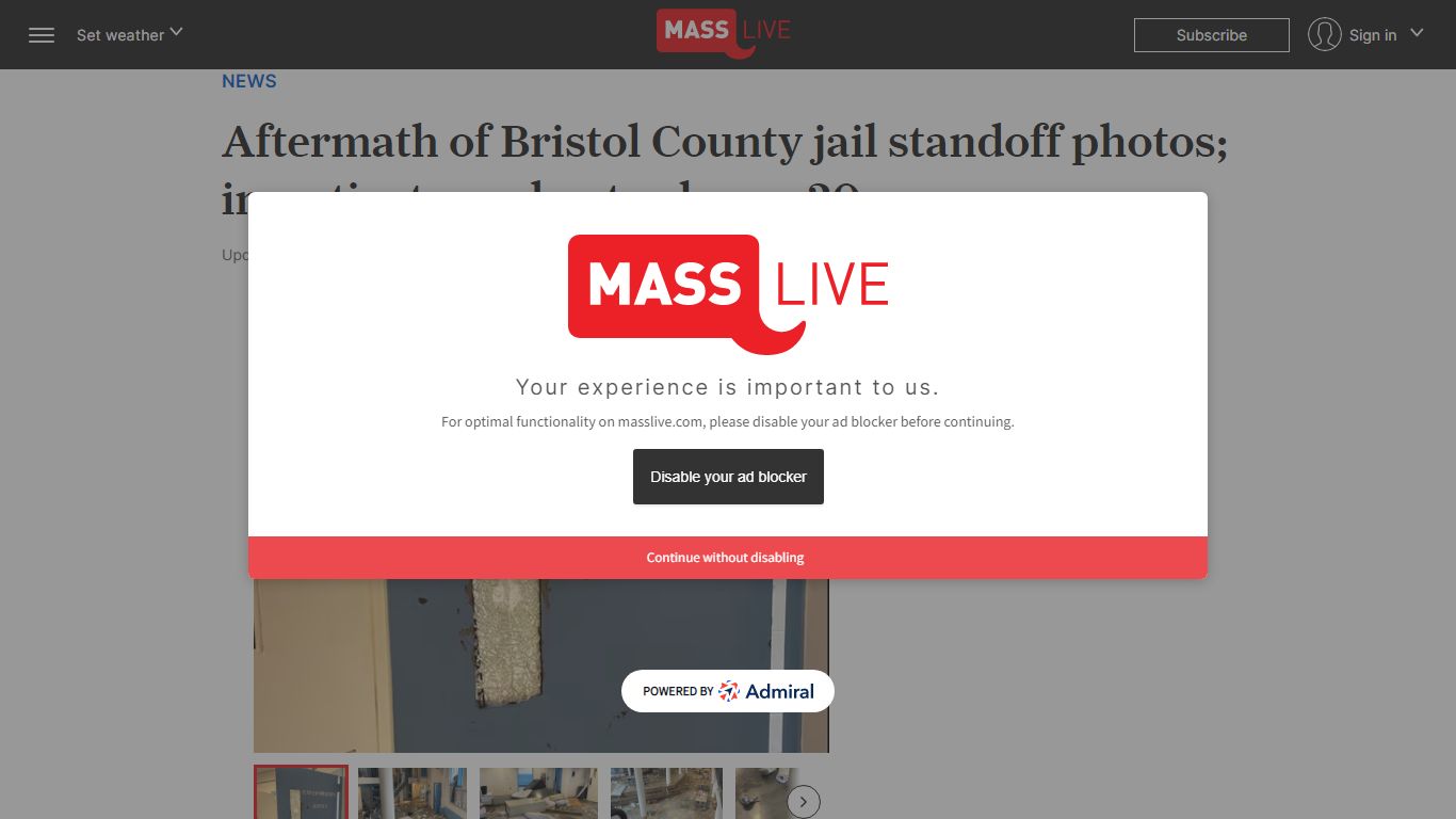 Aftermath of Bristol County jail standoff photos ... - MassLive